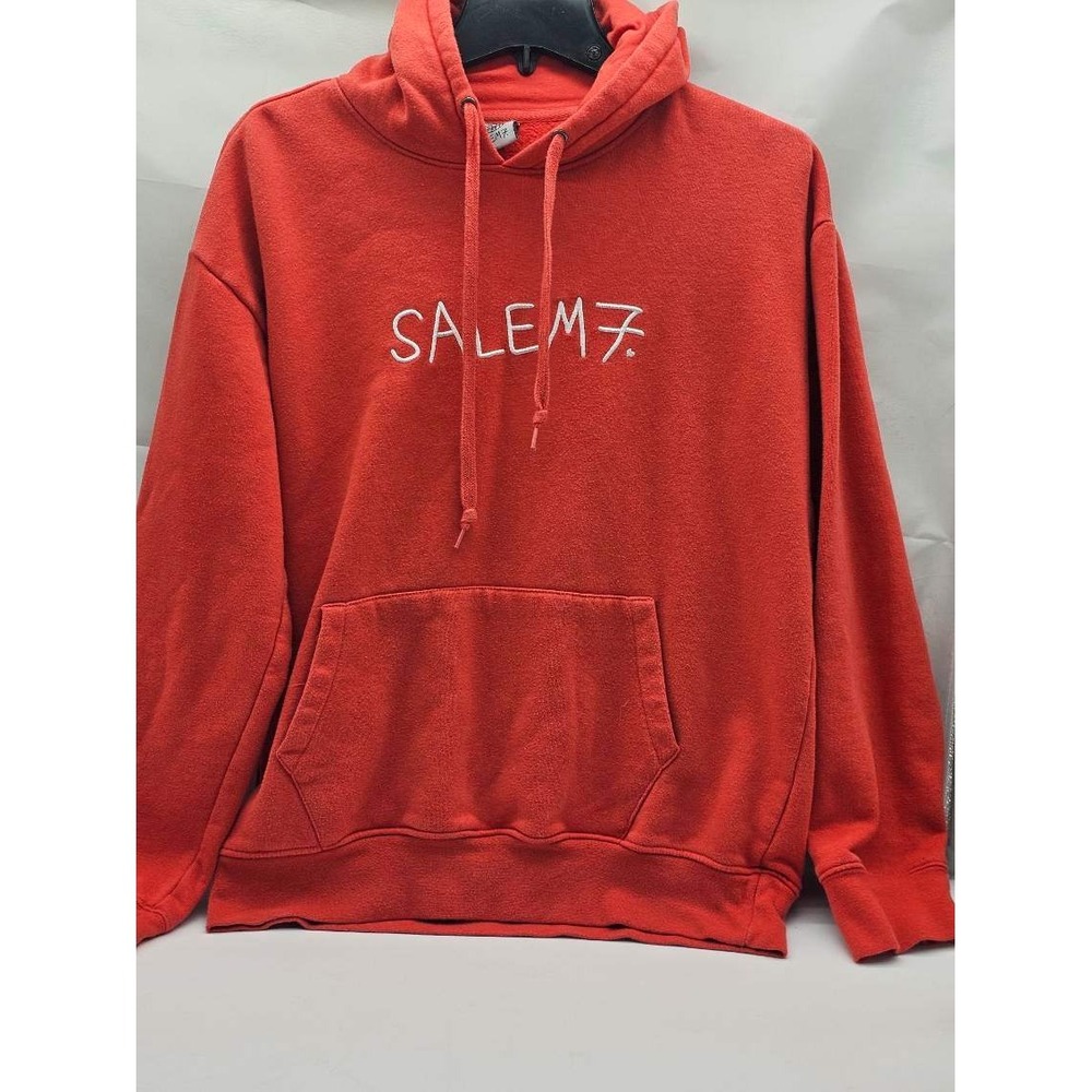Salem7 Hoodie Men Size S  Embroidered Logo Ear Hood Streetwear
